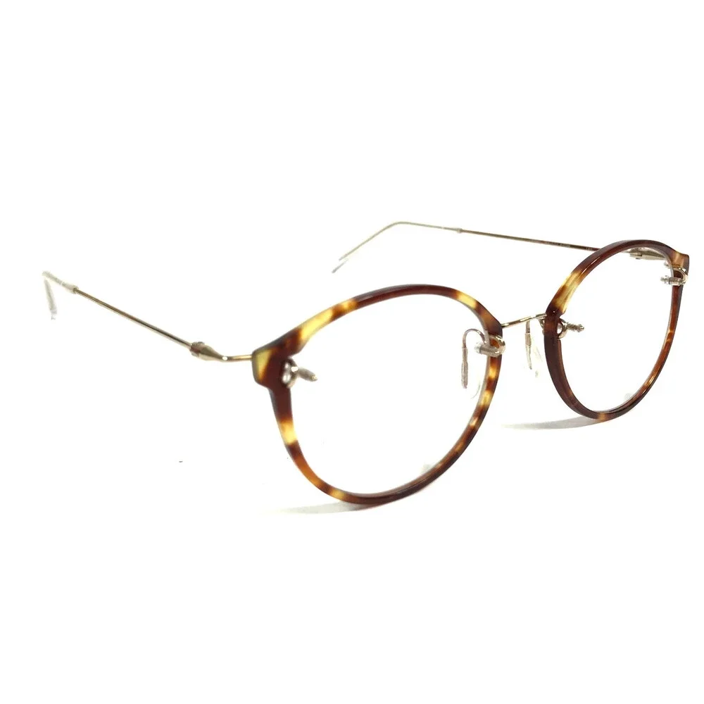 Kazuo Kawasaki Eyeglasses Frames KOOKI MP-631 Tortoise Round Titanium 48-15-140